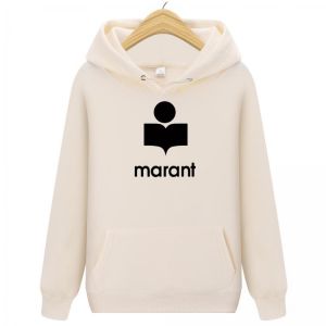 Women Unisex Couple Hoodies Marant Casual Streetwear Hooded Sweatshirts Loose Pullovers Tracksuit Tops Female Oversize Hoodie