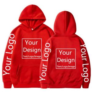2021 New Custom Hoodies DIY Text Logo Image Print High Quality Clothing Customized Sport Casual Sweatshirt Size XS-4XL