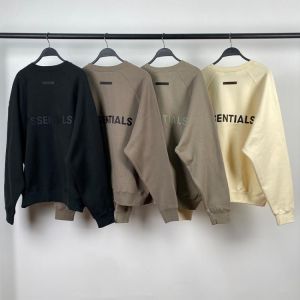 2021SS CARL's New Crew Neck Sweatshirts Rubber Print Logo Sweatshirts Loose Oversized Hip hop Cotton Zip Crewneck