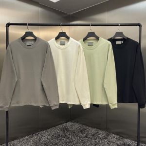2021 new fashion spring and autumn 100% cotton trend back silicone printed letter Pullover oversize men's sweater long sleeve
