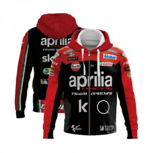 Summer New Aprilia Men's Hoodie 3D Printer Motorcycle Harajuku Casual Round Neck Jacket 2021 Spring And Autumn Zipper Jacket 