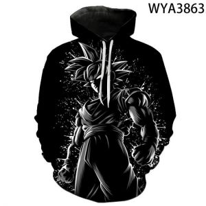 Spring Anime DBZ Hoodies Casual Men Women Children Fashion Dragon Sweatshirts 3D Printed Streetwear Boy Girl Kids Cool Coat