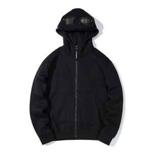 Hip Hop Hoodies Men Round Lens CP Sweatshirt Pullover Pure Cotton Hooded Fleece Warm Streetwear Harajuku Oversized Hoodie Men