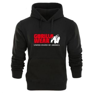 Brand Men's Hoodie Men's Casual Hoodie Sweatshirt Men's Print Hoodie Top Gorilla Wear Fashion 2021 Spring and Autum