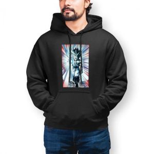 Bandai Dragon Ball Gohan Saiyan Hoodie Manga Outdoor Warm Hoodies Cool Long Cotton Pullover Hoodie Men