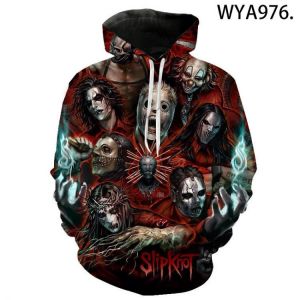 2020 New Men Women Children Hoodies Slipknot 3D Printed Streetwear Pullover Long Sleeve Boy Girl Kids Sweatshirts Jacket