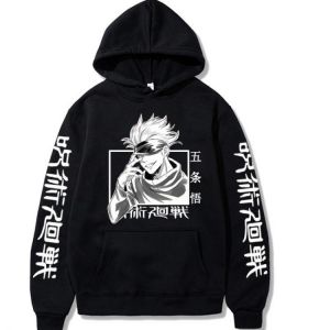 Jujutsu Kaisen hoodies for adult men Gojo Satoru hoodies 2021 fashion adult pullovers men's clothings Jujutsu Kaisen