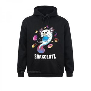 Company Snaxolotl Hoodie Funny Kawaii Axolotl Shirt Food Lover Gift Hoodie Sweatshirts Boy Hoodies Lovers Day Sportswears