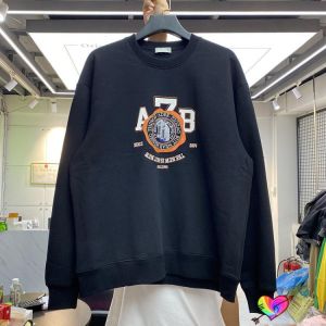 Badge Mark Ader Error Sweatshirts 2021FW Men Women High Quality Embroidered Logo Adererror Hoodie Blue Z-stitch Fleece Crewneck