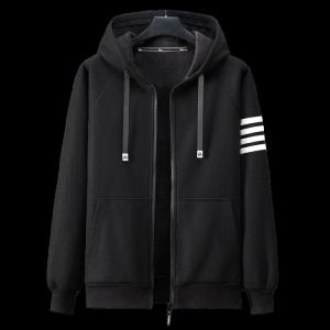 Autumn & Winter Hoodies Men sportswear pullover fleece warm streetwear Plus size 10XL Casual zipper outwear oversized sweatshi