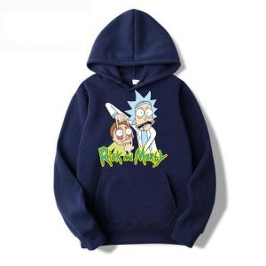 2022Autumn And Winter Hot Print Rick And Moti Sweatshirt Men'S Anime Hoodie Funny Hooded Long Sleeve Casual Top Rick Morti