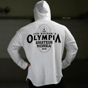 Men's Fashion Print Fitness Sport Casual Hoodie Gym Running Training Muscles Bodybuilding High Quality Cotton Jogging