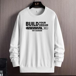 Autumn and winter round neck sweater men's casual oversized Pullover versatile sweater loose Pullover street clothes for teen