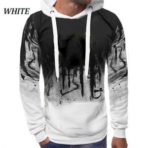 2021 New Men's Casual Fashion Hoodies  Autumn Men's Splashing Printing Sports Sweatshirts Camouflage Comfortable Tops Pl