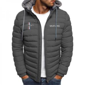 2020 New Mustang Waterproof Winter Groot Jacket Men Hoodied Warm Winter Thicken Zipper Comfortable High Qulity Finish Loose Coat