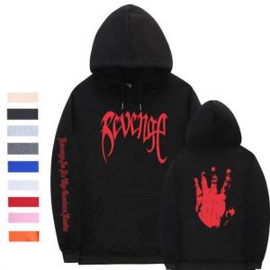 Xxxtentacion Revenge Hoodies Men/Women Sweatshirts Rapper Hip Hop Hooded Pullover sweatershirts male/Women Streetwear