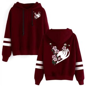 2021 Japanese Anime Fairy Tail Hooded Autumn Long Sleeves Streewear Anime Clothes Cool Hoodies