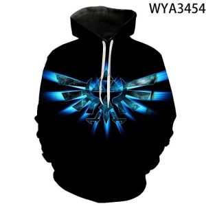 Zelda 3D Printed Hoodies Men Women Children Cool Sweatshirts Fashion Casual Long Sleeve Pullover Boy Girl Kids Streetwear Tops