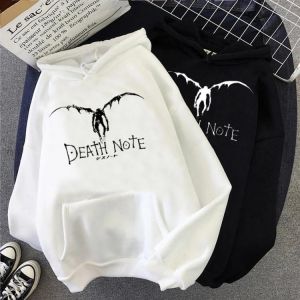 Japanese Anime Death Note Hoodies Men Kawaii Cartoon Misa Amane Graphic Streetwear Harajuku Unisex Tops Sweatshirts Male
