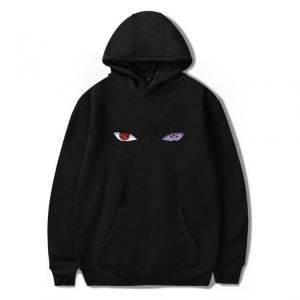 Sasuke anime Hoodies Eyes Printed Pullover men/womens Hoodie Kakashi boy/girls Sweatshirt Harajuku Streetwear fashion  clothing