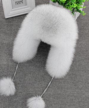 2020 100% Real Fox Fur Hat Women's Russian Ushanka Aviator trapper snow skiing Hat caps earflap winter raccoon fur Bomber hat