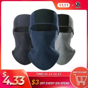 Winter Fleece Warmer Balaclava Cap Thermal Tactical Military Helmet Liner Windproof Full Face Mask Cover Ski Beanies Men Women