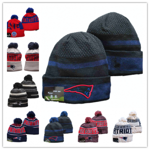 Men's and women's embroidered knitted boundless football knitted hat, warm in winter, brand, fashion, PATRIOT， snapbac
