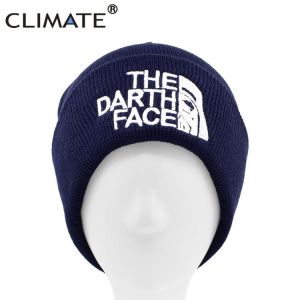 CLIMATE The Darth Face Hat Beanie Star Men's Winter Warm Hat Beanie Soft Knitted Beanies Hat for Adult Men Women