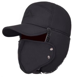 Faux Fur Winter Warm Windproof Hat Men Women Bomber Faux Ear Flap Cap Trooper Trapper Anti-snow Ski Hats Thermal Soft Hats