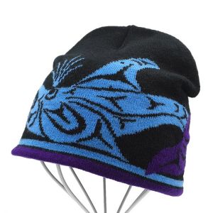 Skullies Beanies Men Winter Hat Women Knitted Hats For Men Cap Winter Beanie Gorro Warm Brimless Fur Bonnet Whale pattern Cap