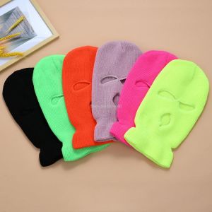 Balaclava Mask Hat Winter Cover Neon Mask Green Halloween Caps For Party  Motorcycle Bicycle  Ski Cycling Balaclava Pink Masks