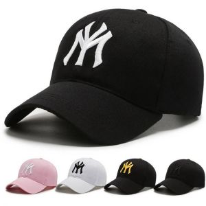 New York Ny Embroidery MY Baseball Caps For Women Adjustable Snapback Era Cap Hip Hop Dad Hat Fitted Black Cap Kpop Hats For Men