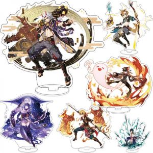 Genshin Impact Game New Figure Arataki Itto Gorou Hutao Thoma Klee Acrylic Stand Model Plate Desk Decor Standing Sign Fans Gifts