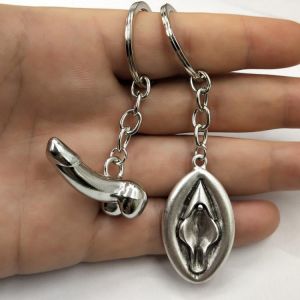 Man Genitalia Woman Genitalia Key Chain Penis Keyring Individual Keychains Woman Gifts Man Car Key Ring