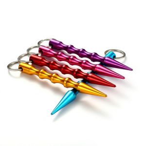 Keychain Self Defense For Women's Fashion Anti-wolf Stick Aluminum Self-defense Cool Stick Tactical Pen Key Ring 2021 New Tre