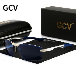 GCV Ultralight Frame Polarized Sunglasses Eyewear Men Male fashion Sports Style Driving fishing Male Outdoor Travel UV Goggles