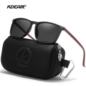 KDEAM 2021 New Luxury Polarized Sunglasses Men's Driving Shades Fishing Travel Golf Sunglass Male Sun Glasses CE