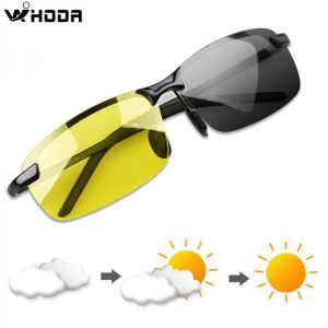 Polarized Photochromic Outdoor Driver Sunglasses for Men & Women,Anti Glare UV400 Protection for Day & Night Driving Sun G