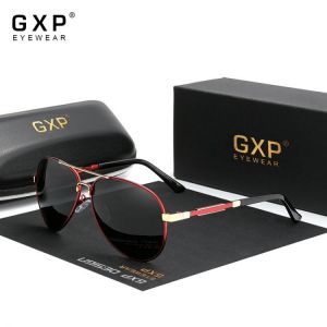 GXP Fashion Aluminum pilot Sunglasses Polarized Sun glasses Men And Women Mirror Photochromic Lens Anti-glare Driving Eyewear
