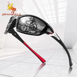 2021 New Men's Fashion sunglasses TAC material New polarized night vision sunglasses sports polarized sunglasses outdoor glas