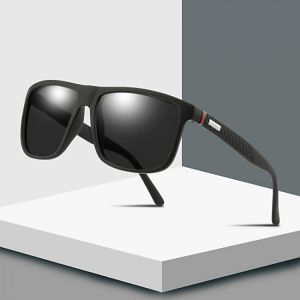 New Polarized Sunglasses Men Women 2021 Driving Sun Glasses UV400 Male Classic Square Anti-UV Sunglasse with Case