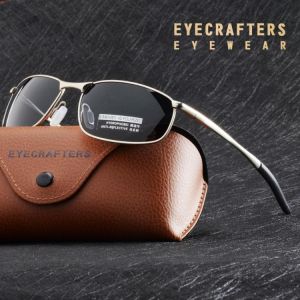 2021 Luxury HD Polarized Sunglasses for Mens Silver Metal Frame Driving Pilot Glasses Eyewear Male Black Shades Gafas De Sol
