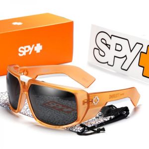 SPY TOURING Men's Polarized Sunglasses Sports 1.1mm Thickness Polarization Sun Glasses Quality 5-Barrel Hinges Original Box