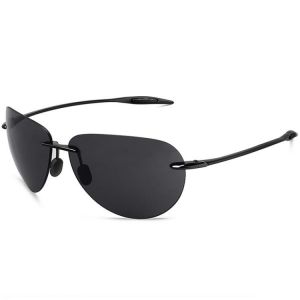 JULI Classic Sports Sunglasses Men Women Male Driving Pilot Rimless TR90 Ultralight Frame Sun Glasses UV400 Gafas De Sol MJ8008