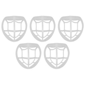 5PCS 3D Mouth Mask Support Breathing Assist Mask Support Inner Cushion Bracket Food Grade Silicone Mask Holder Breathable Valve