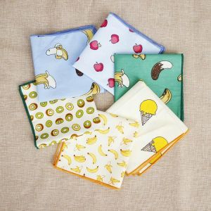 Fruits Suits Pocket Square For Men Women Cute Sweet Chest Towel Hanky Gentlemen Hankies Classic Men's Handkerchief Pocket Tow