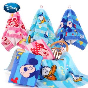 Disney mickey minnie Baby FaceTowel 25x50cm Cotton Children Towels Soft Cartoon Handkerchief Bath Towel For Newborns kids gifts