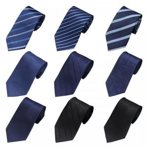 Men's Ties Stripe Flower Floral 8cm Jacquard Necktie Accessories Daily Wear Cravat Wedding Party Gift for Man