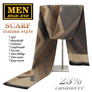 Men's Cashmere Scarf (super preferential 55%off) High-end Italian-style Business Casual Fashion Noble Spring Autumn Winter So