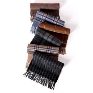 2021 winter men plaid scarf wool cashmere scarves for women echarpe foulard femme long wool pashmina sjaal shawls business scarf